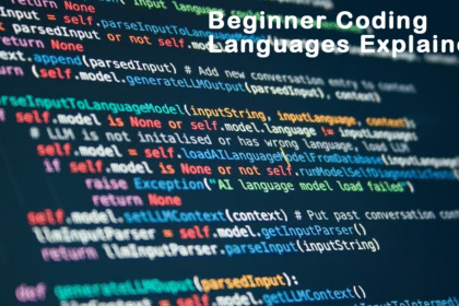Beginner Coding Languages Explained