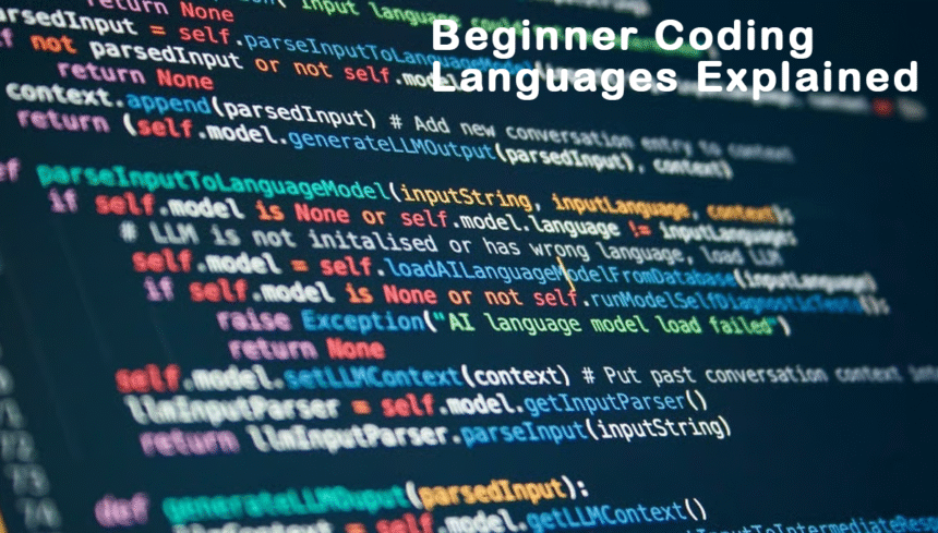 Beginner Coding Languages Explained